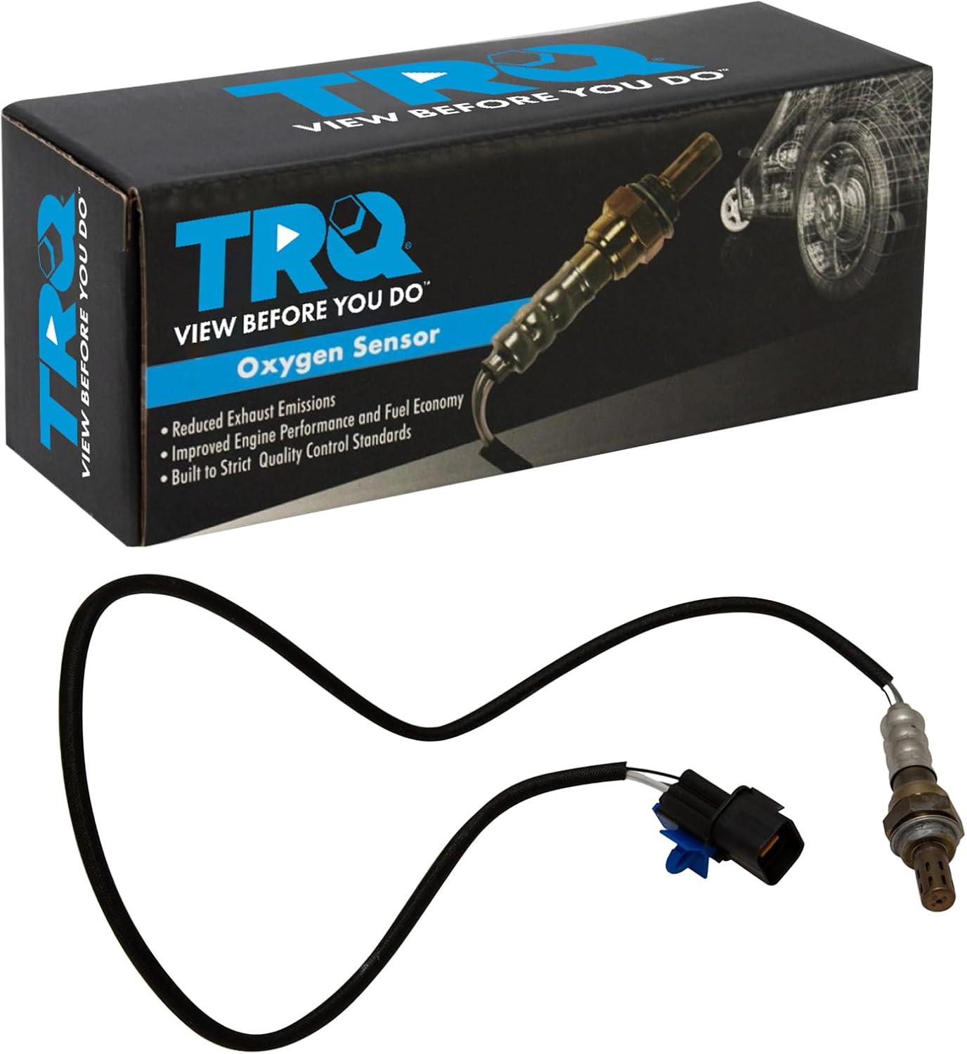 TRQ Bank 1 Sensor 1 Upstream Oxygen Sensor Wideband Compatible with 02-04 Acura RSX Type-S L4 2.0L 01-05 Honda Civic HX L4 1.7L 03-05 Civic L4 1.3L 02-04 CR-V L4 2.4L - Verify Fitment & Notes