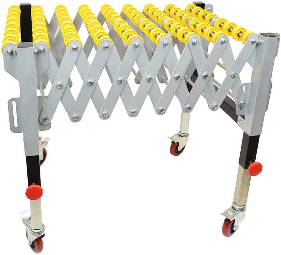 Oasis MachineryT1732S Flexible Gravity Skatewheel Conveyor