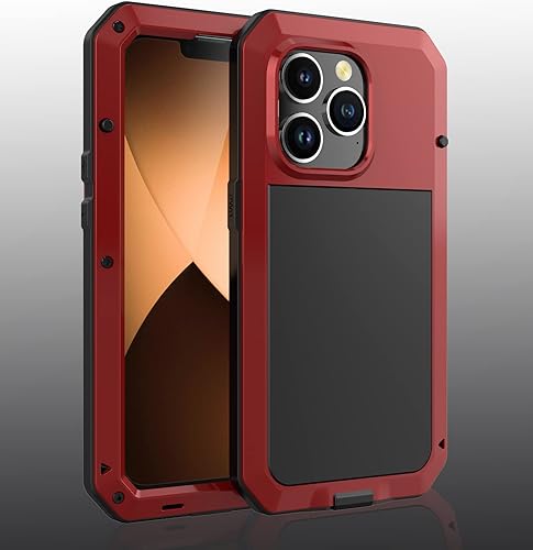Miniatura 3 de CarterLily - Funda para iPhone 14 Pro Max, cuerpo completo, a prueba de golpes, resistente al polvo, impermeable, aleación de aluminio, funda de