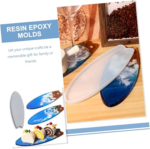 Miniatura 7 de TEHAUX 3 moldes de tabla de surf, moldes de resina grandes, paletas de hermandad, moldes de bandeja de resina, moldes de silicona para posavasos de