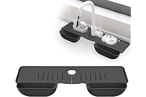 Silicone Faucet Splash Guard Mat: Essential RV Bathroom Accessory