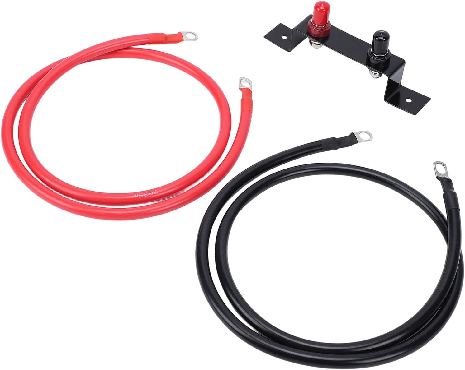 Battery Jump Post & Relocation Kit | 4AWG 1.2M Remote Terminals with Universal Bracket for ATV UTV Truck Car