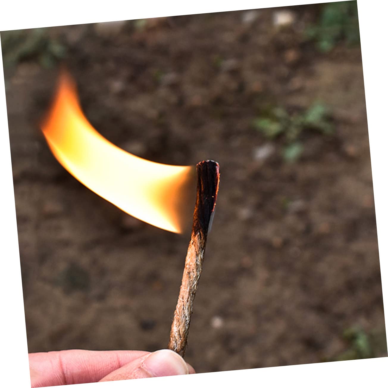 BESPORTBLE 4 Sets Ropes Fire Starter Garden Cord Equipment Camping Fire Putty Flint Rope Quirky Starting Bow Drill Fire Piston Wick Rope