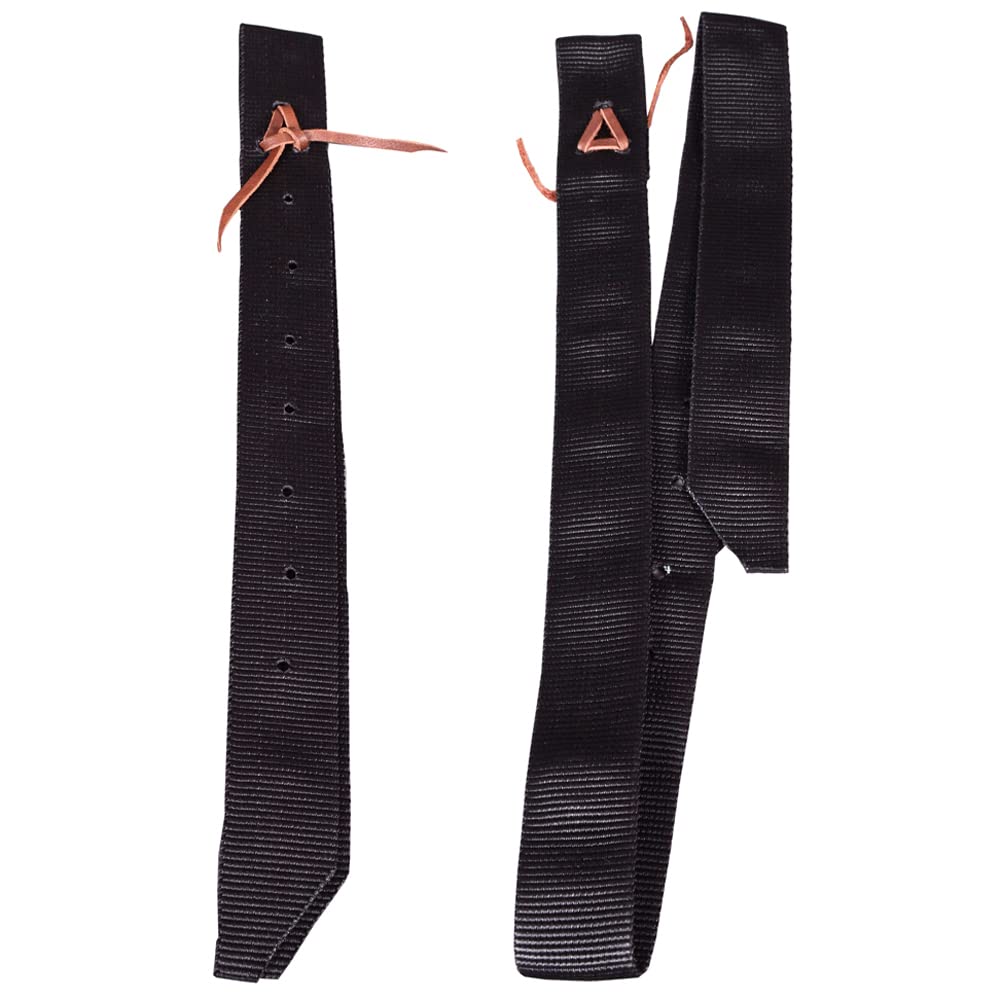 HILASONPremium Single Nylon Cinch Tie Strap and Off Billet Set | Nylon Strap | Cinch Strap | Off Billet Strap | Tie Strap | Off Billet Tie Strap | Saddle Off Billet Strap | Tie Strap Off Billet
