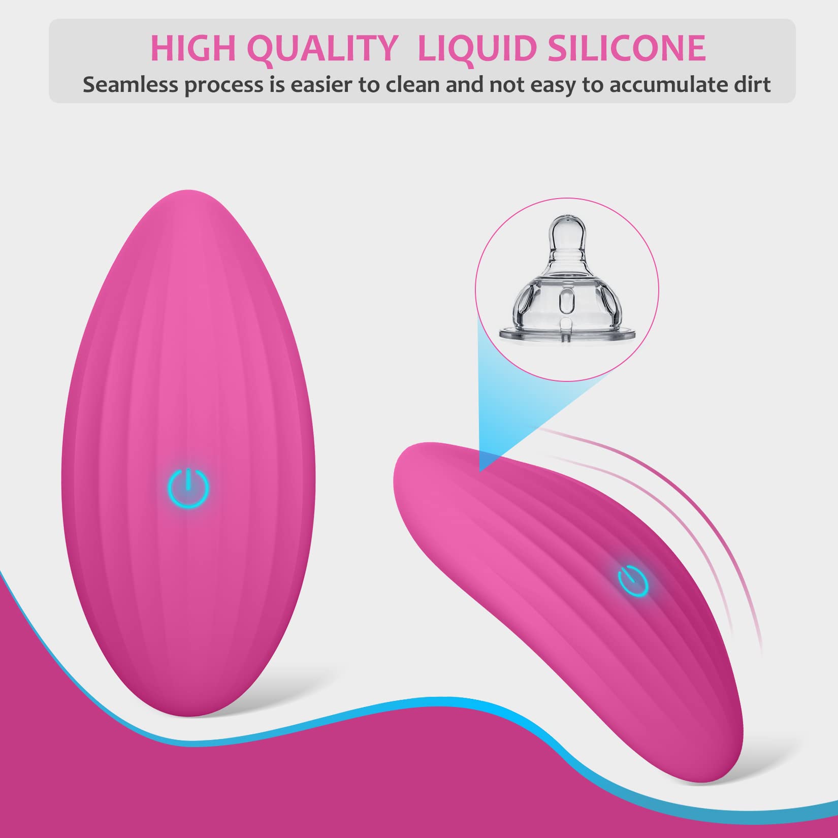 AL'OFA Laktationsmassagegerät zum Stillen, Abpumpen-Vibration zur  Verbesserung des Milchflusses, Stillen Essentials-7 Modi Wasserdichtes  Flüssiges Silikon-für Neue Mutter & Fortgeschrittene(Rose Rot) : Amazon.de:  Baby