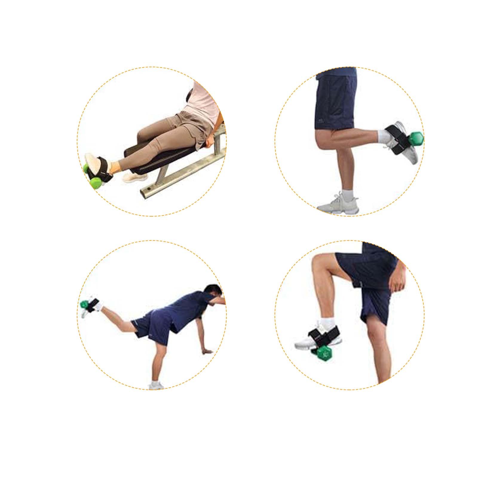 PASSI Sangle De Pied Pour Haltères | Sangle De Poids Réglable Pour Les Jambes, Les Muscles