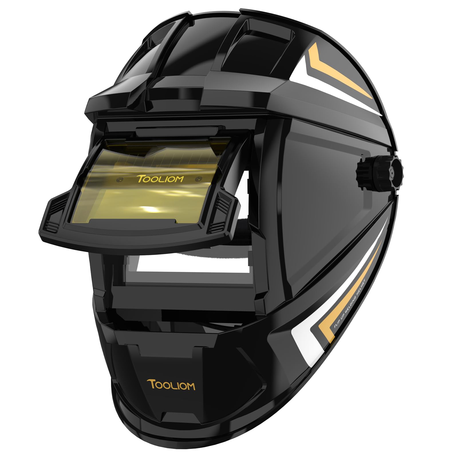 auto darkening motorcycle helmets TOOLIOM True Color Flip Up Welding Helmet Apex Helmet Cycle Gear, 22249 Mission Kopfumfang:L (58 - 61 cm) Powered by four responsive