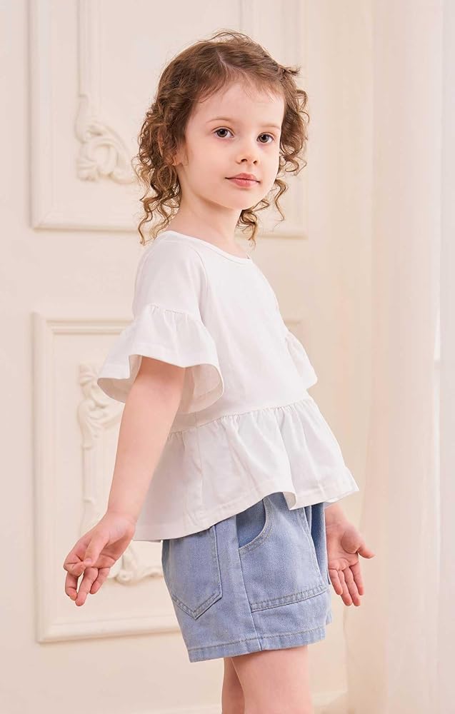 トップス soor ploom Frill tee 6y sorbet Frill Tee – Soor Ploom