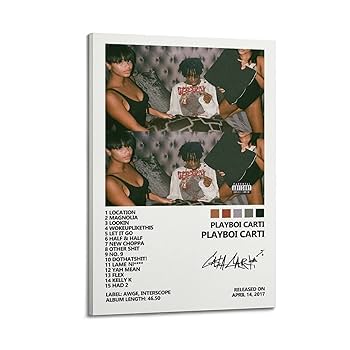 Amazon.co.jp: SUANYE Playboi Carti ポスター Playboi Carti