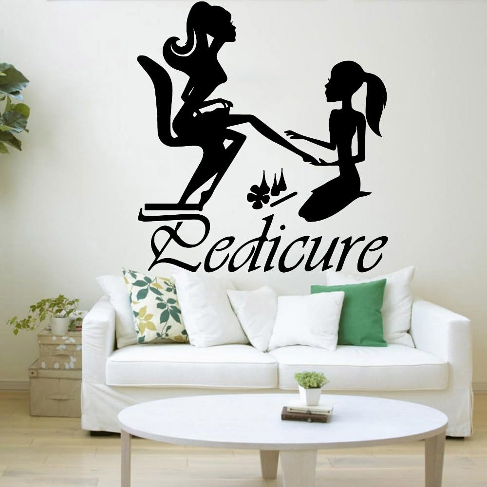 GADGETS WRAP Wall Decal Vinyl Sticker Pedicure Manicure Manicurist Nails for Office Home Wall Decoration-image-12