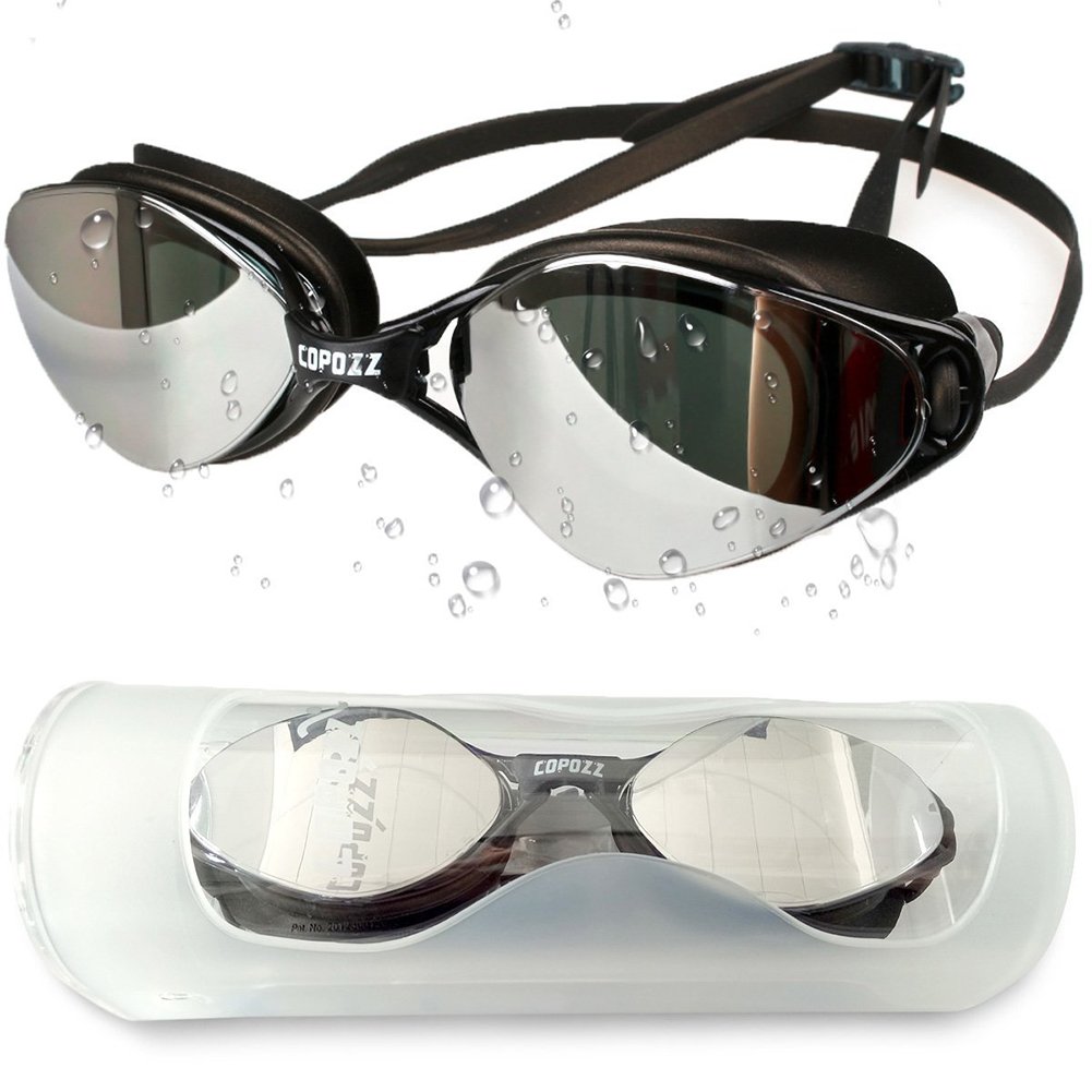 Amazon | スイムゴーグル 水中メガネ COPOZZ 防水 防曇 耐衝撃 UV