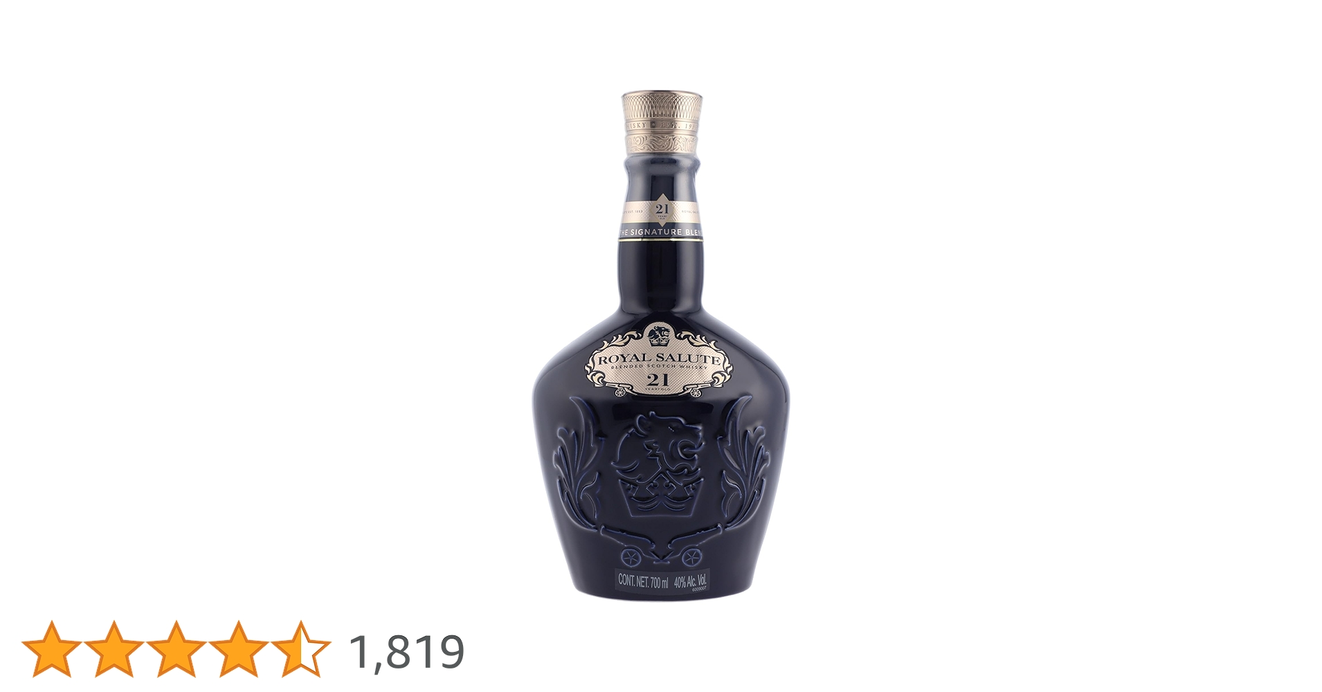 ロイヤルサルート Salute 21年 ブレンデッドスコッチウイスキー 楽天市場】ロイヤルサルート ピーテッド ブレンド 21年 700ml 40