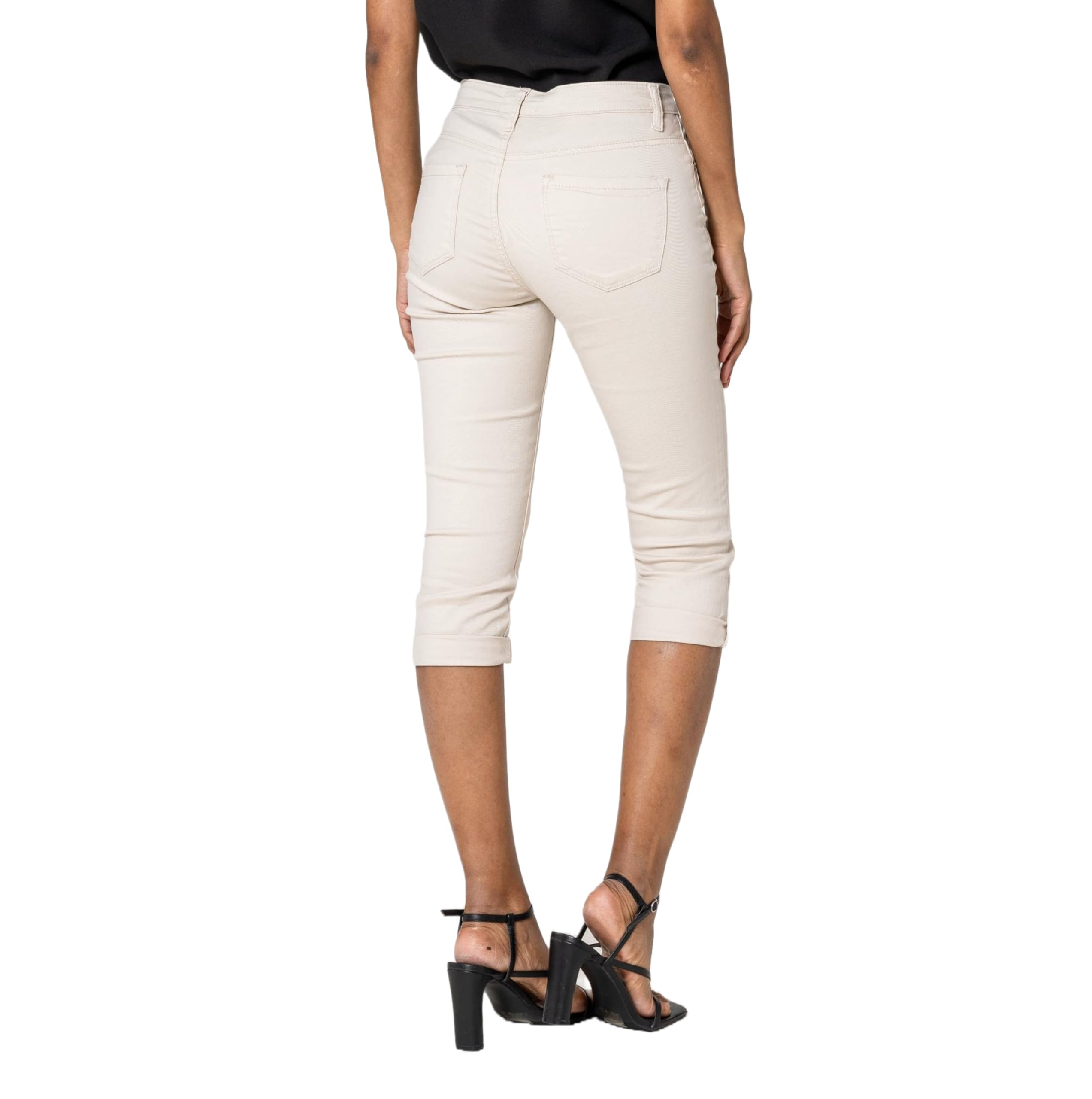 Nina Carter P230 - Jean pour femme - Coupe skinny - Taille haute - Pour l'été