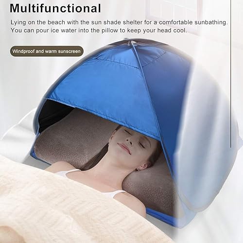 Miniatura 7 de Refugio solar de playa, mini parasol para playa, refugio solar portátil totalmente automático, tienda de protección solar para protección solar