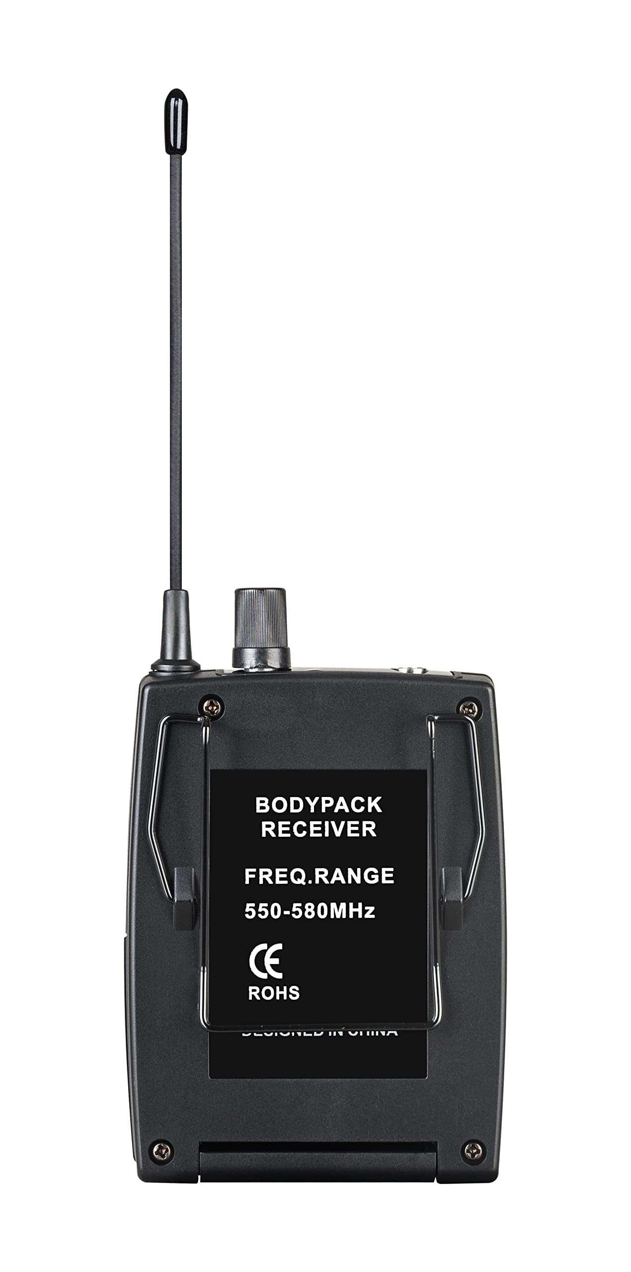 Kabelloses In-Ear-Monitorsystem, 2-Kanal, 5 Bodypacks, Überwachung im Studiomonitor, UHF-Sender, Frequenzüberwachungstyp für Bühne, Kirche, Band, Musiker, Schule