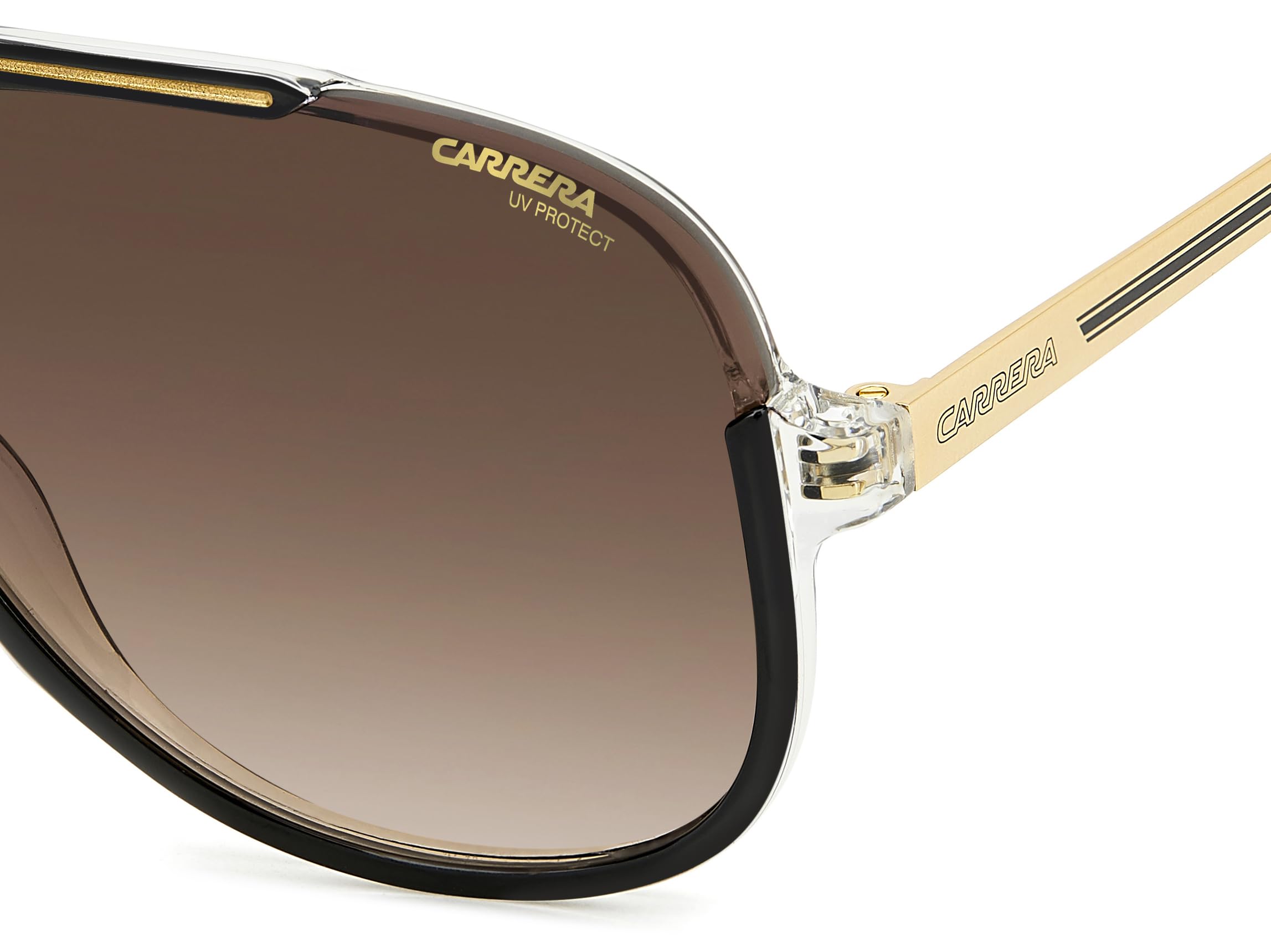 Carrera CARRERA 1059/S Okulary Przeciwsłoneczne Black Gold/Brown Shaded 64/11/145 uomo