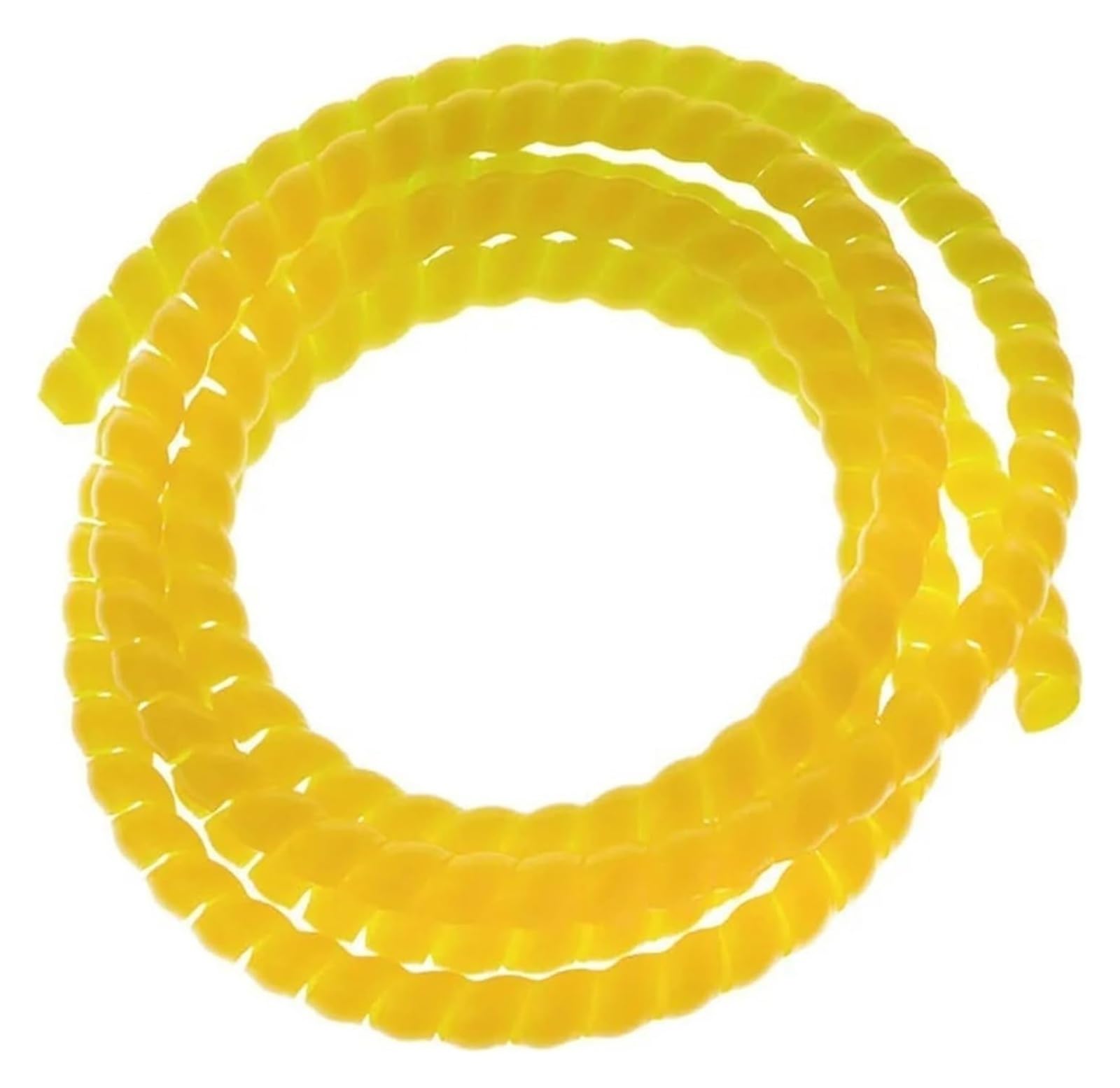Cord Protector,Spiral Wrap 1 Meter Wire Cable Organizer 10mm 14mm Spiral Wrap Cable Winding Sleeve Tubing Cover(Yellow,14mm Inside Diameter)