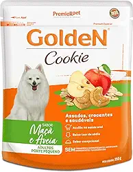 GOLDEN COOKIE CAO ADULTO PORTE PEQUENO MAÇÃ E AVEIA 350G
