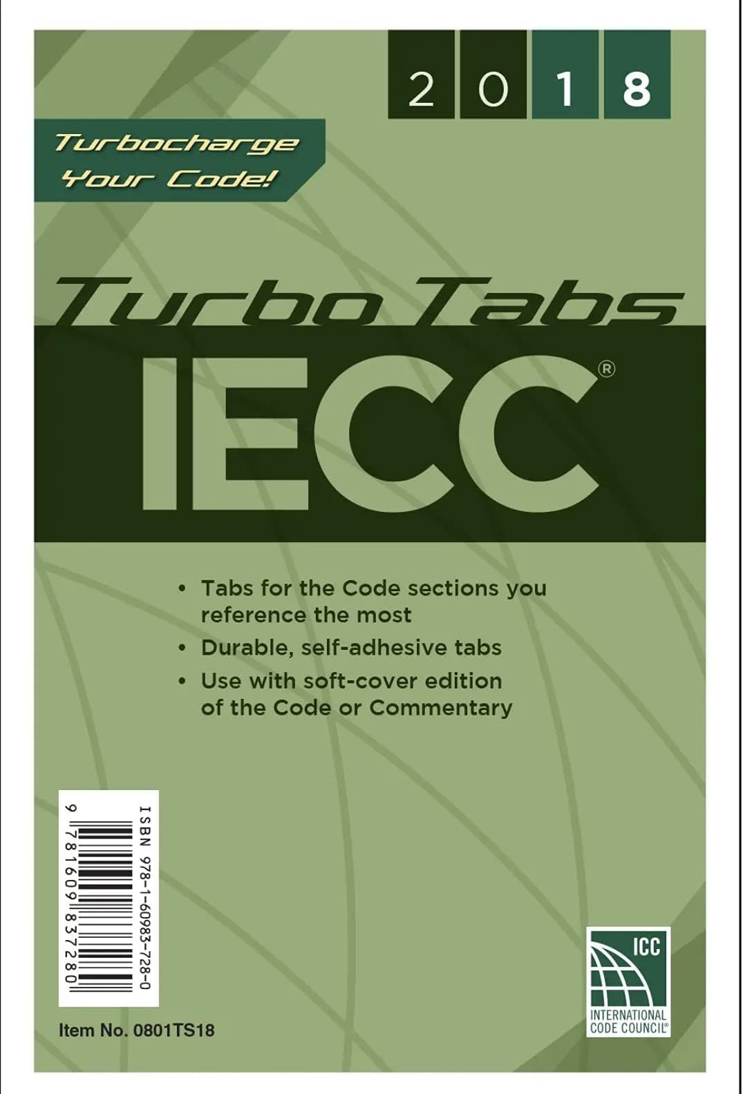 2018 International Energy Conservation Code Turbo Tabs, Soft Cover Version