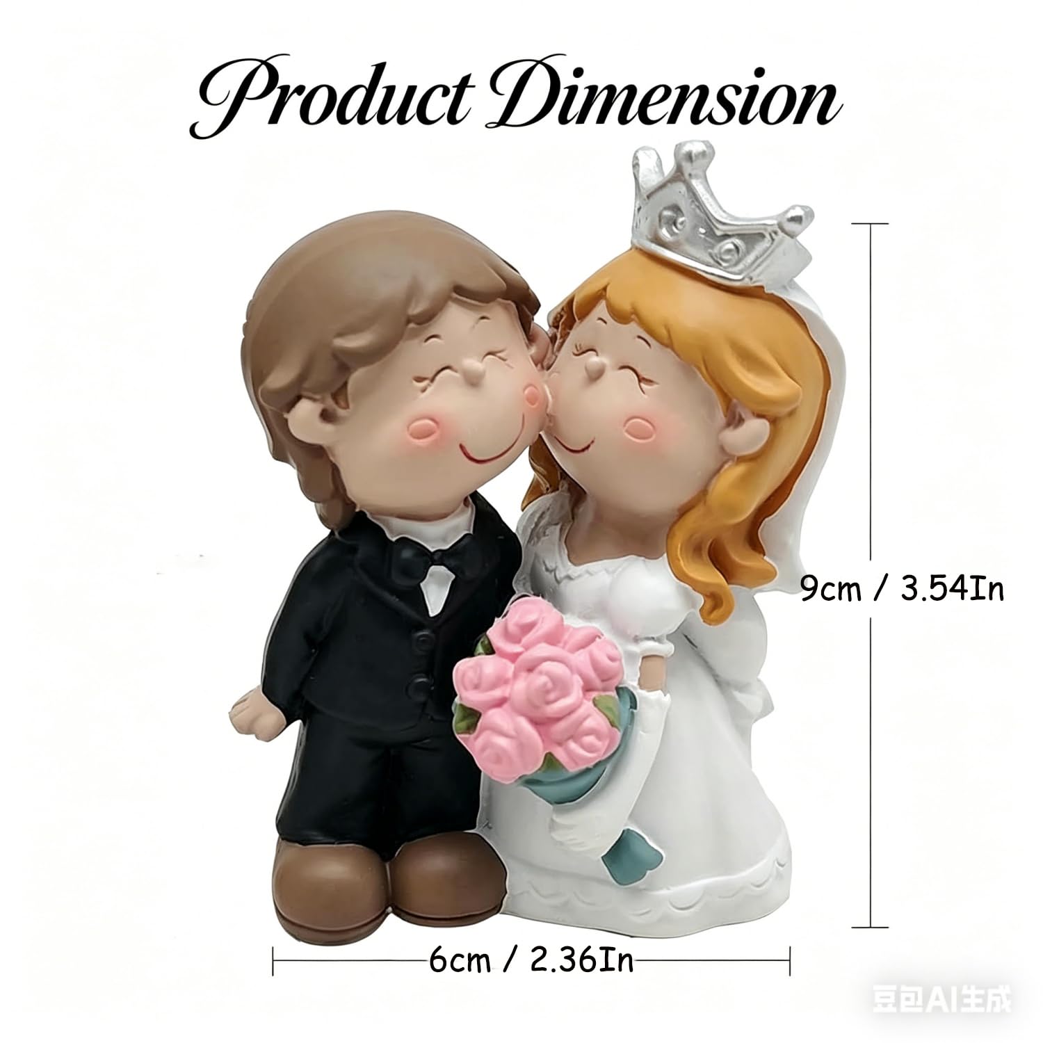 Hochzeitstorte mit Brautpaar