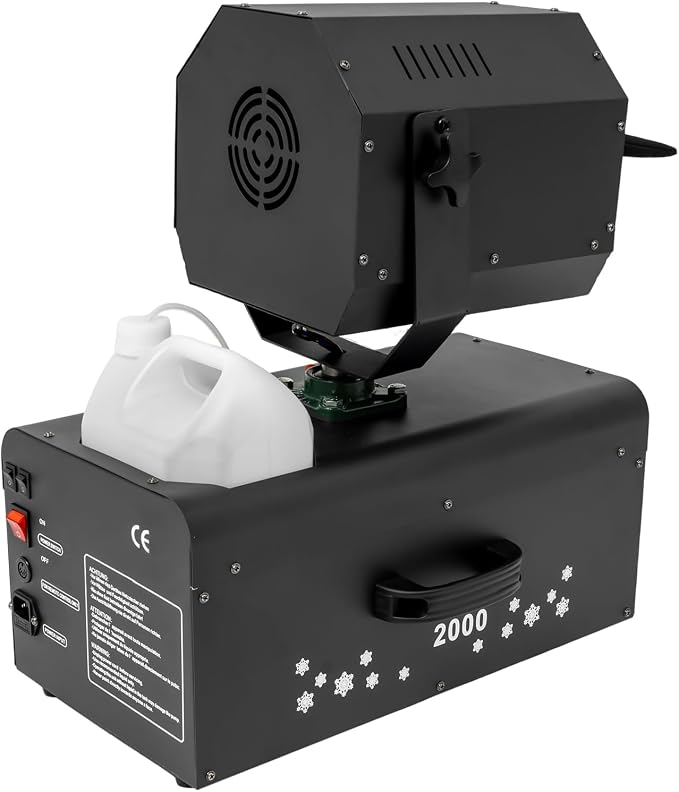 Máquina de Nieve 2000W con control remoto inalámbrico miniatura 4