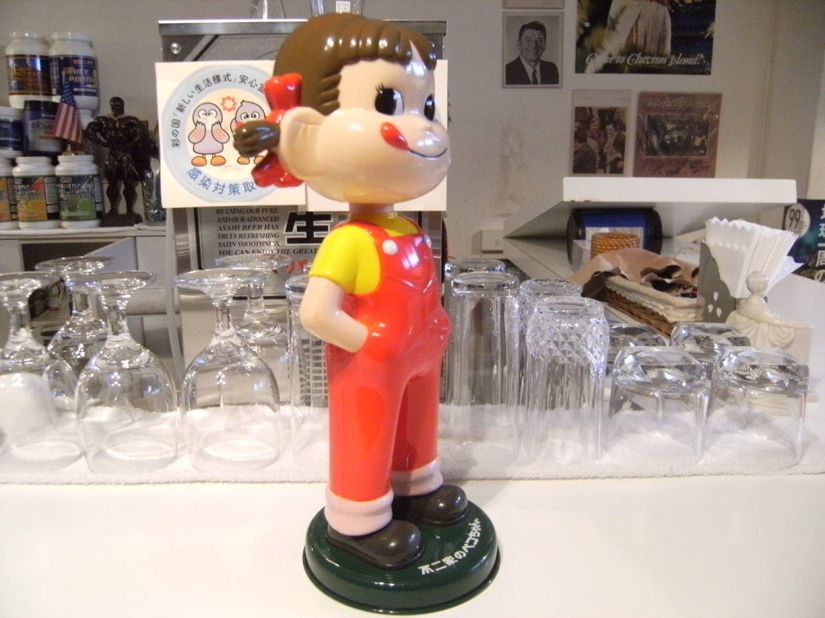 ヴィンテージvintage不二家レストラン限定ペコちゃんフィギュア（年数経過品） ヴィンテージvintage不二家レストラン限定ペコちゃんフィギュア