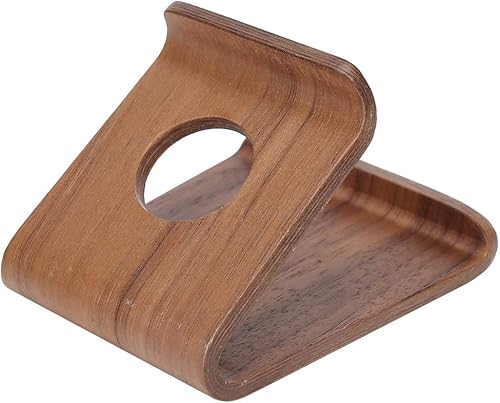 Miniatura 3 de Rodipu Soporte de madera para teléfono - Soporte para teléfono celular y tableta (nogal)