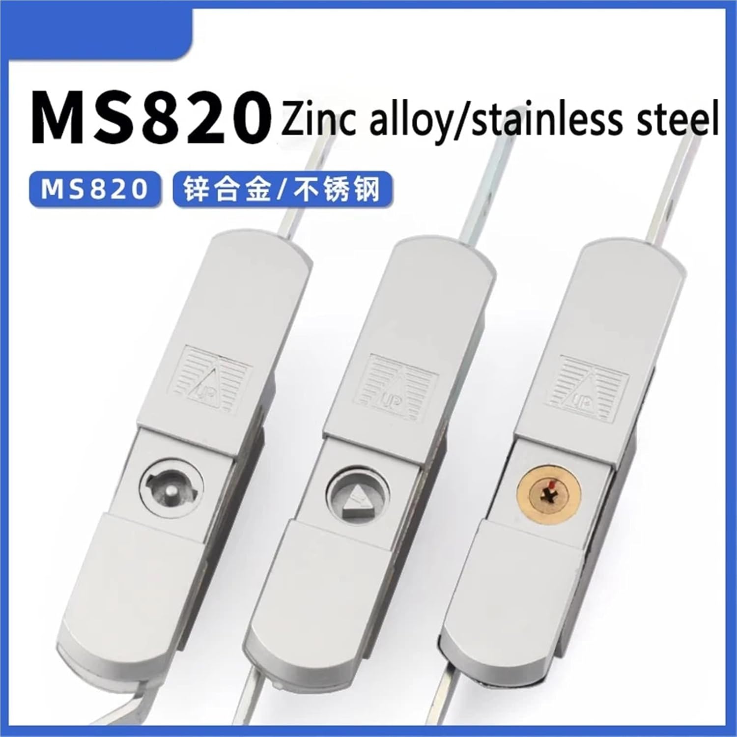 MS820 Upper and Lower Connecting Rod Lock Triangle Word Stainless Steel 1Pcs(3)