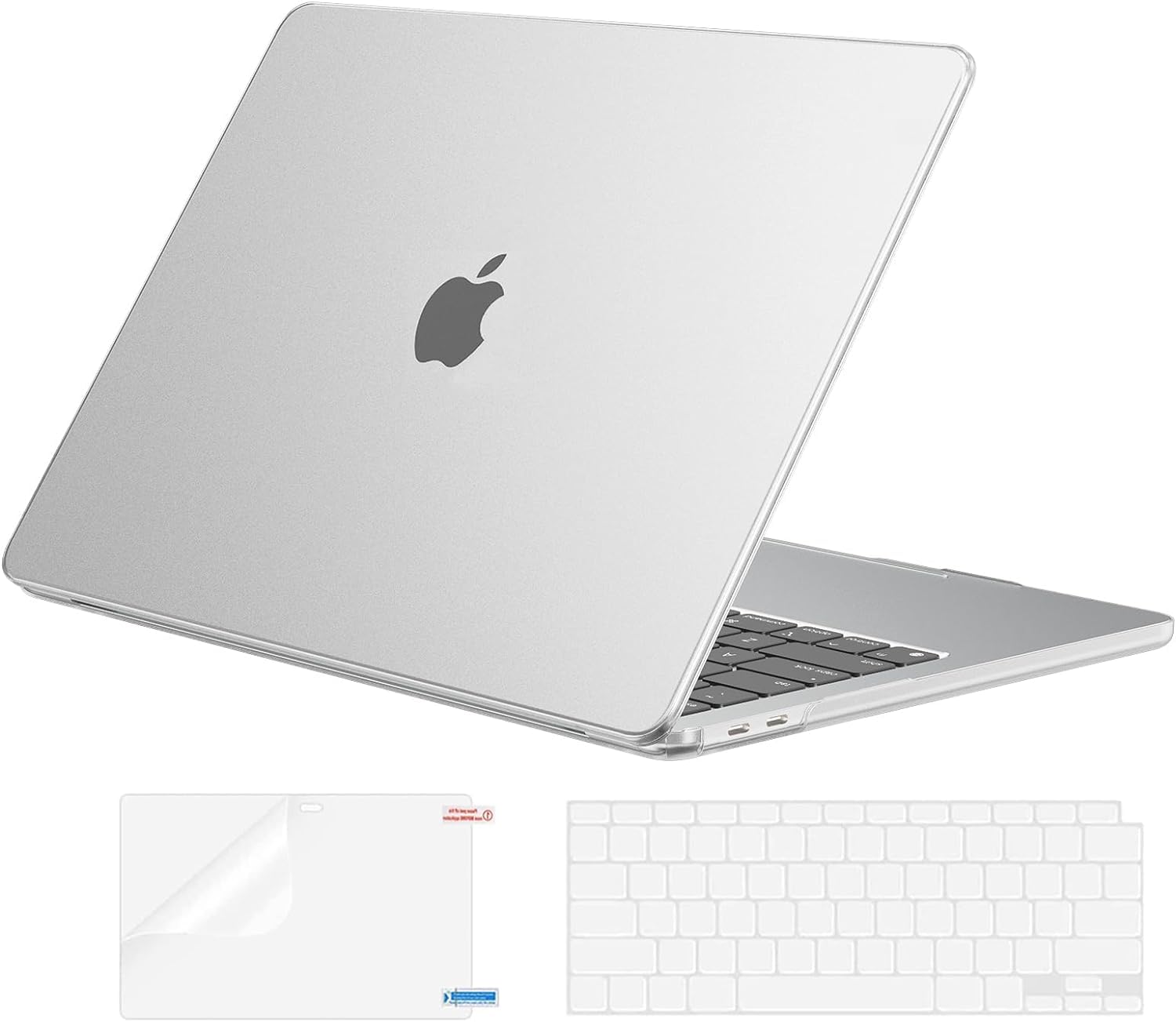 Photo 1 of EooCoo Case Compatible with MacBook Pro 13 inch M2 2024 2023 2022-2016 Release M1 A2338 A2289 A2251 A2159 A1989 A1706 A1708 Protective Hard Case with Keyboard Cover, Screen Protector, Matte Clear