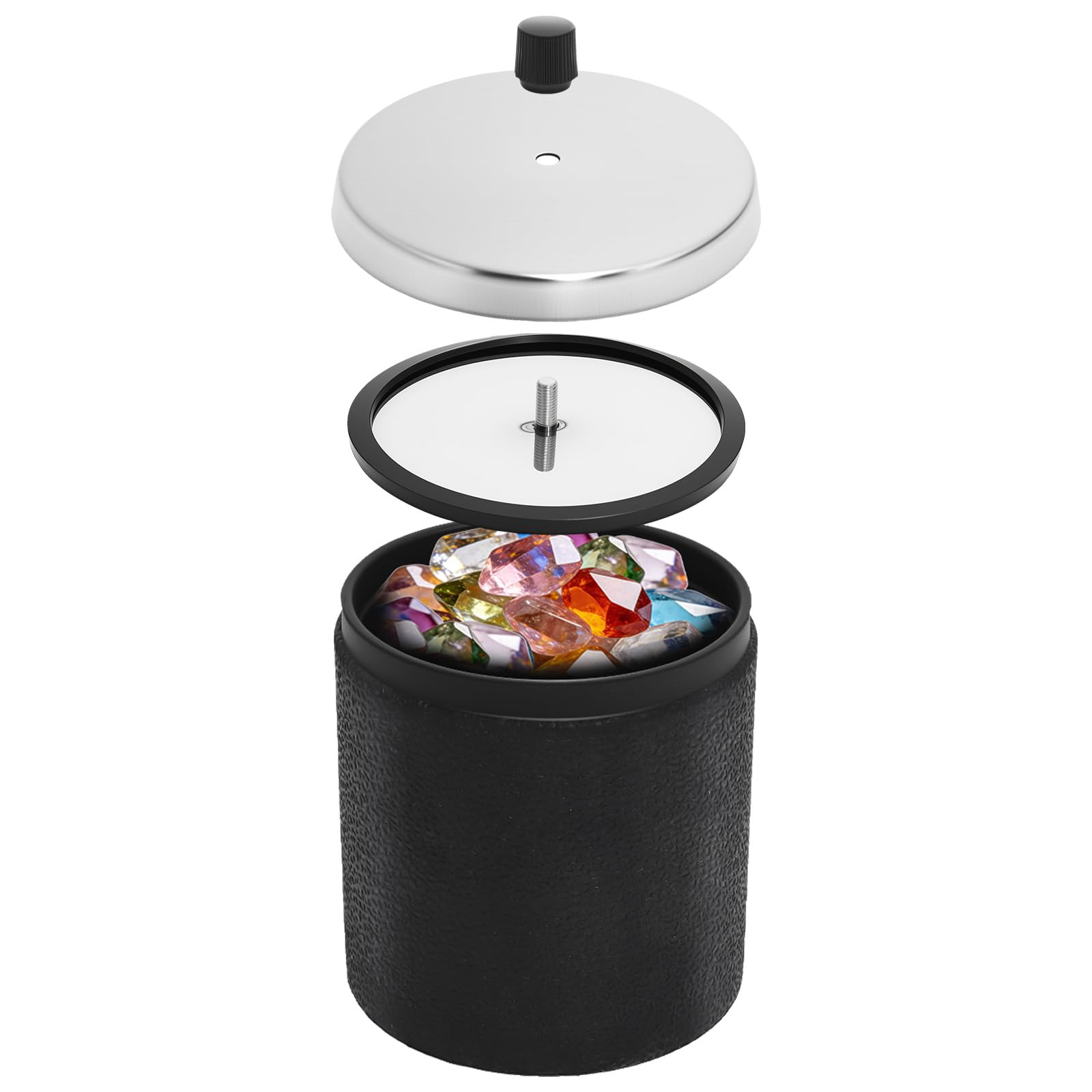 3lb Replacement Barrel for Rock Tumbler, Spare Parts-Transparent Barrel for Hobby Use