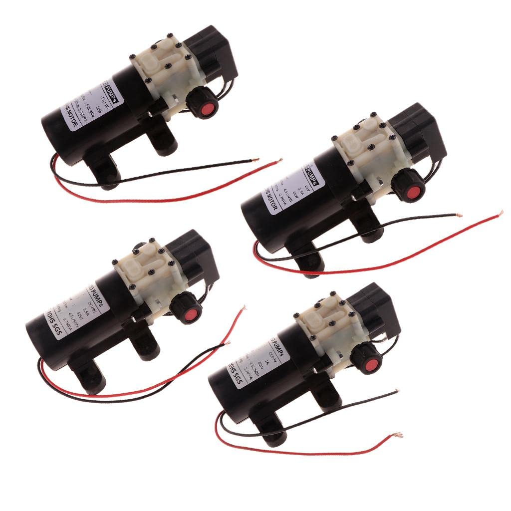 Electric Spruzzatore d'Acqua Pompa a per Irrigazione Micro Pompa Elettrica Pressurizzata Pompa per Lavaggio Auto E Pesce Struttura Resistente, 12V
