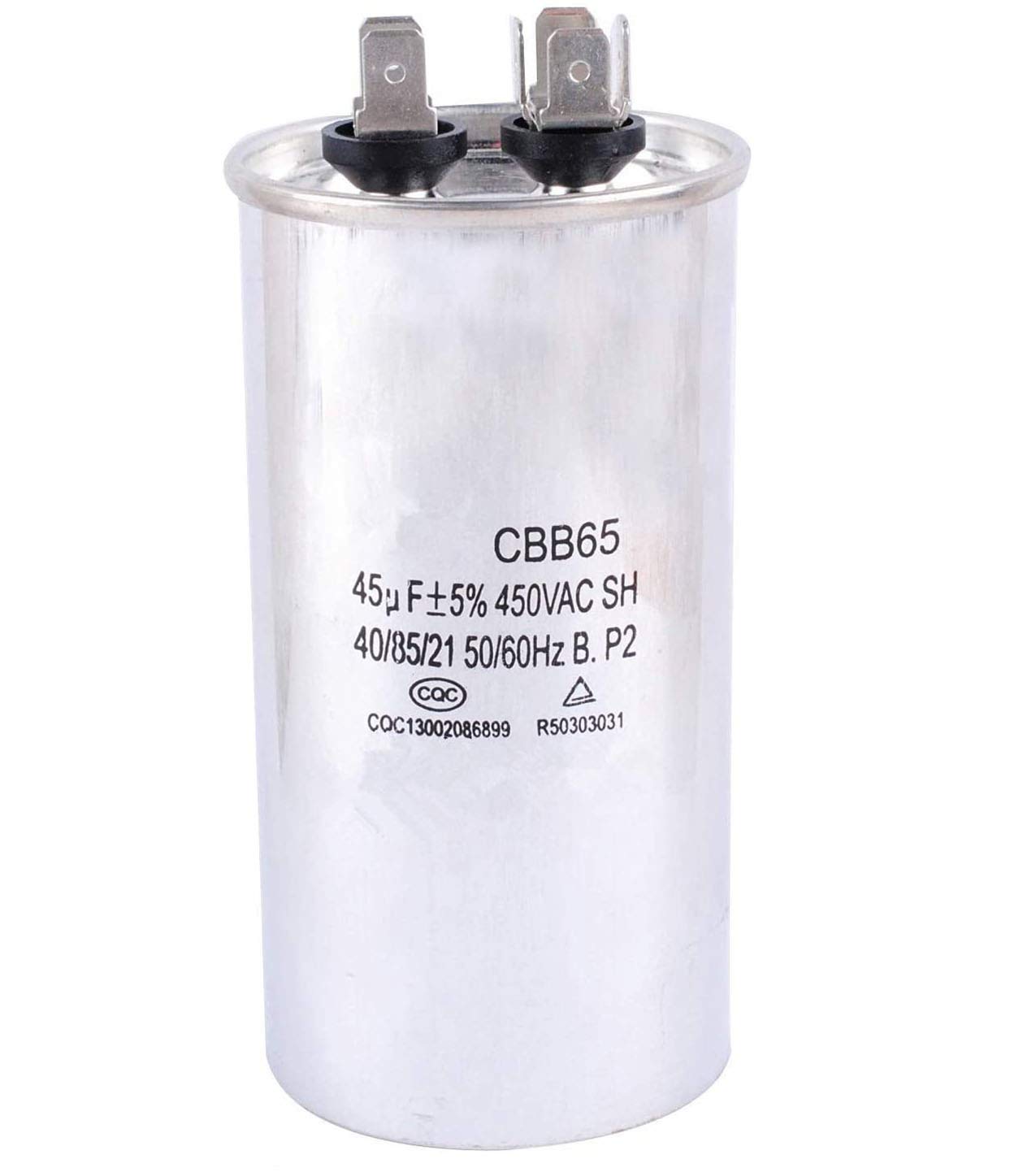 Podoy CBB65 Capacitor Motor Running for Compatible with Air Conditioner 450VAC SH 40/85/21 50