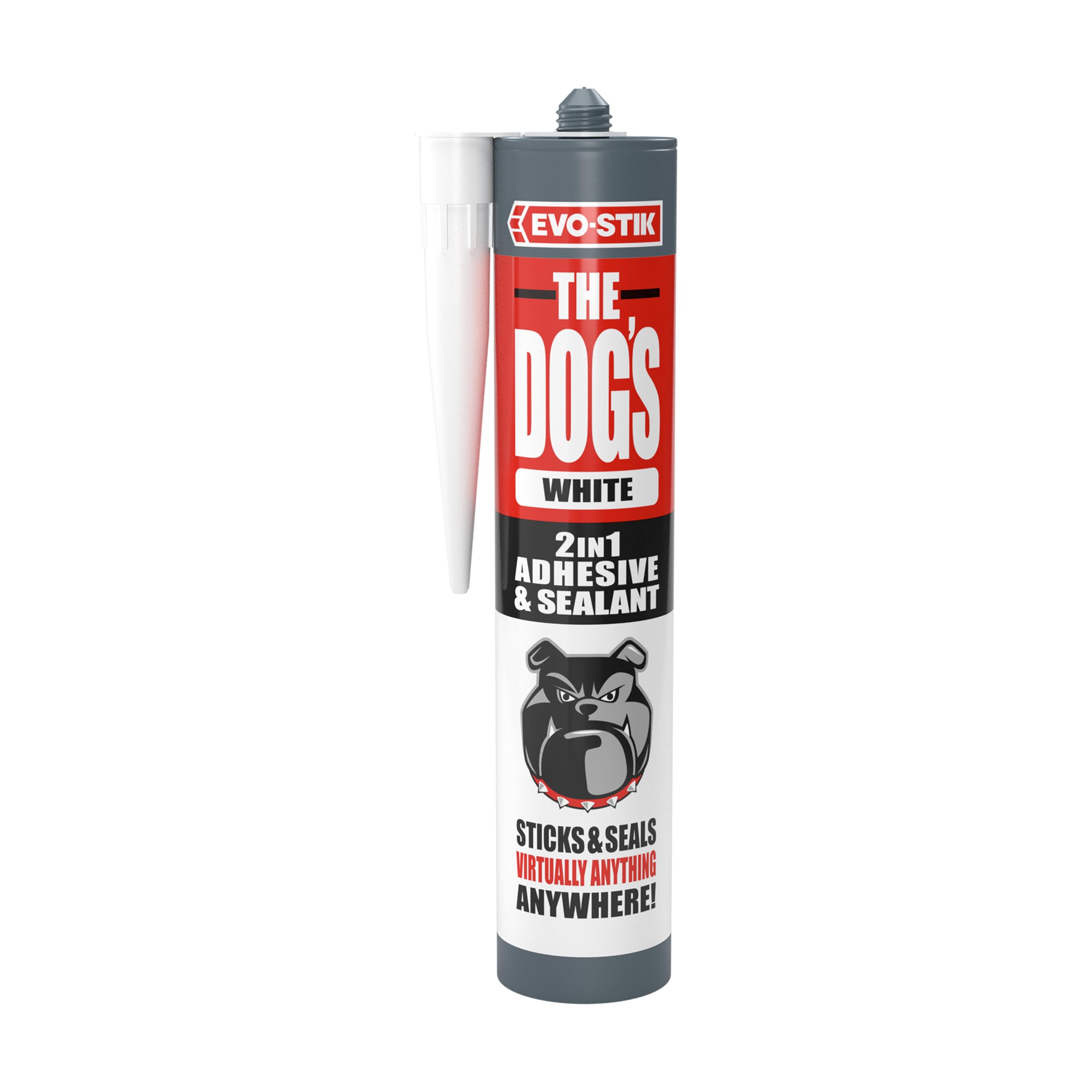 Evo-Stik The Dog's B*Ll*Cks Multipurpose Adhesive & Sealant, White 290Ml 5010591002951
