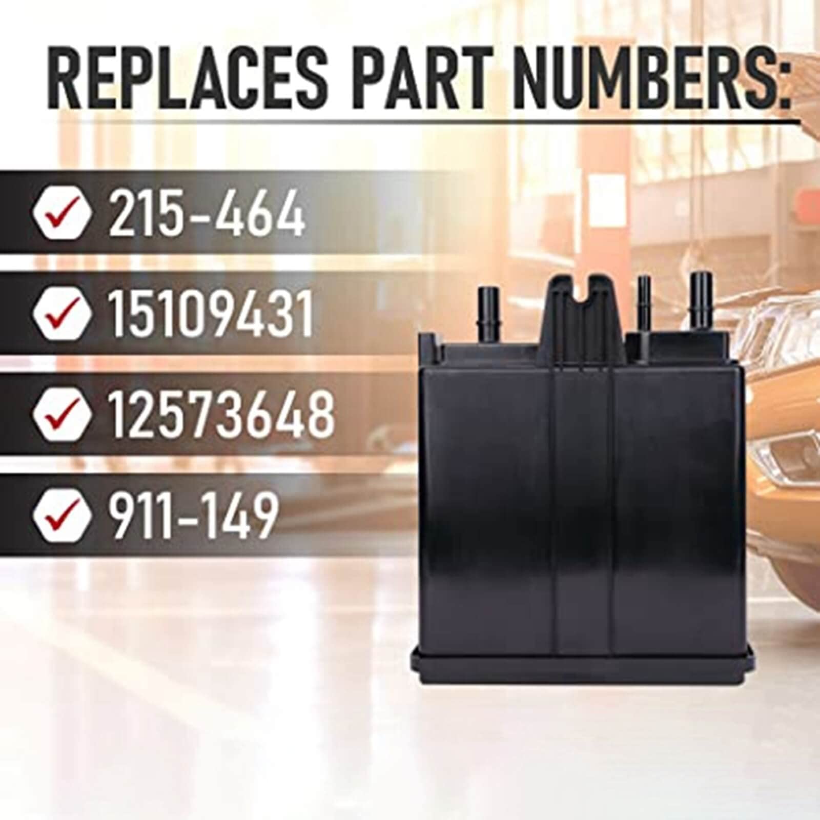 Vapor Canister, Replaces 215-464, 15109431, 911-149, 12573648 