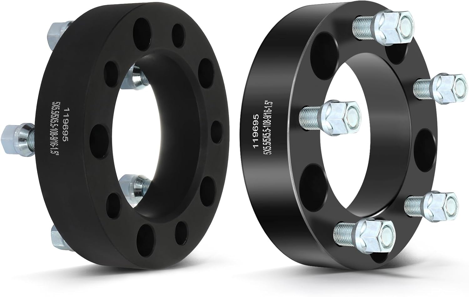 ECCPP 5lug Wheel Spacers for Ram 5x5.5 to 5x5.5 Hubcentric Wheel Spacers 1.5inch 05-11 for Dakota 04-09 for Durango 06-09 for Raider 02-10 for Ram 1500-2PCS