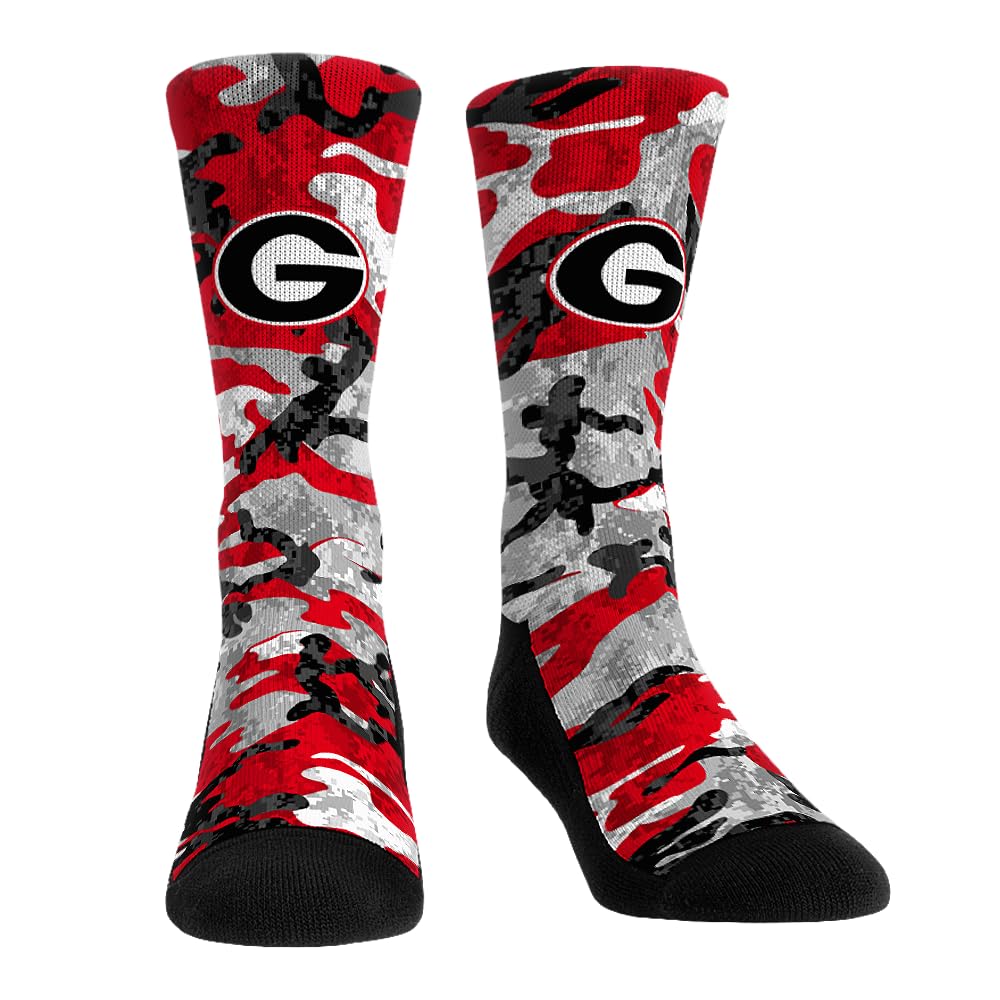 NCAA Georgia - What The Camo Socks (S-M)