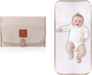 Portable Changing Mat Travel Changing Mat for Baby Waterproof Foldable Nappy Changing Mats Wipe Clean Diaper Pad Home Outside