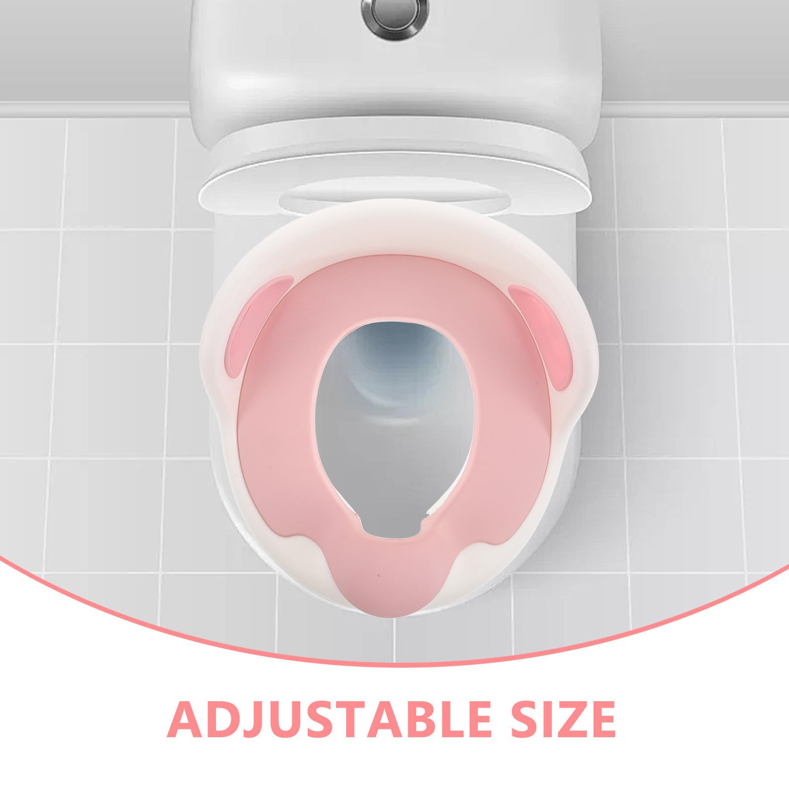 Asiento de Inodoro Portátil para Bebés, Pvc Desmontable