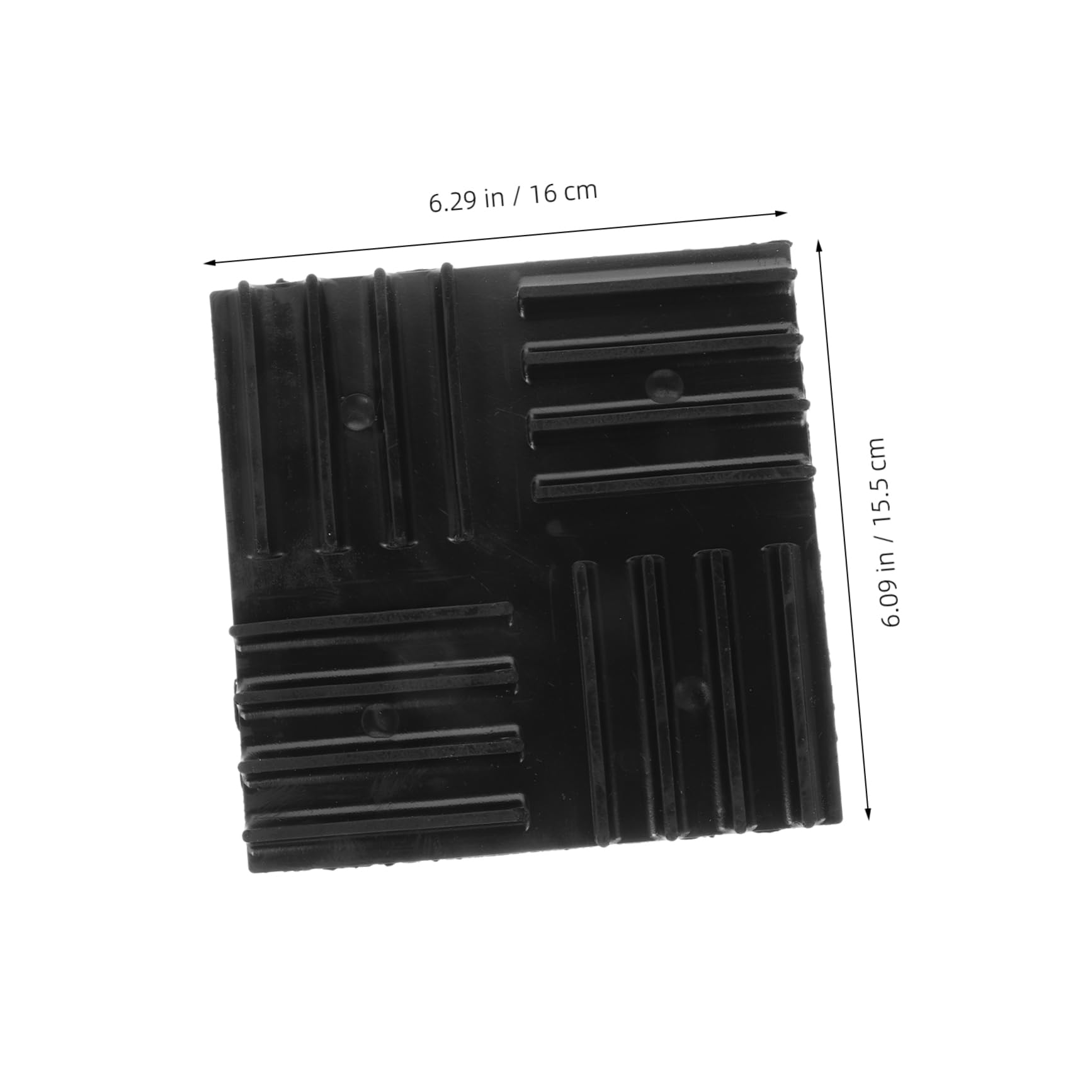 Ciieeo 4pcs Air Conditioner Mat Rubber Vibration Pads Noise Reducing Shock Absorbing Pad for Air Conditioners