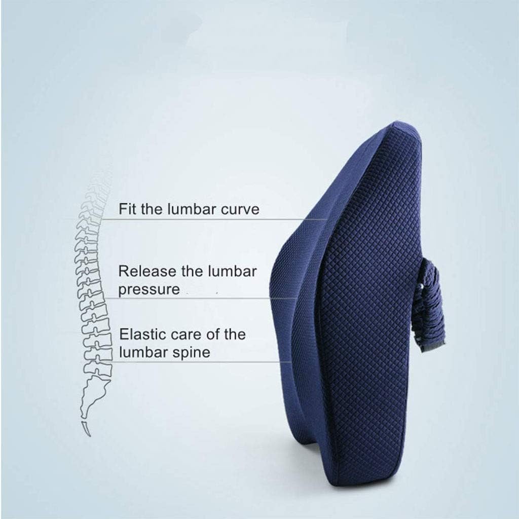 HBJWOV Car Lumbar Pillow - Waist Backrest Comfort Chair Waist Back Pillow Car Lumbar Pillow
