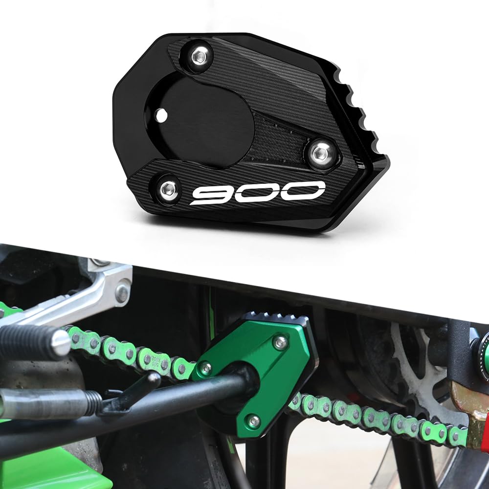 Modeer Compatibile con Z900 2017 – 2025, piastra di prolunga CNC, supporto laterale Pad Z 900 Z900 accessori (nero)
