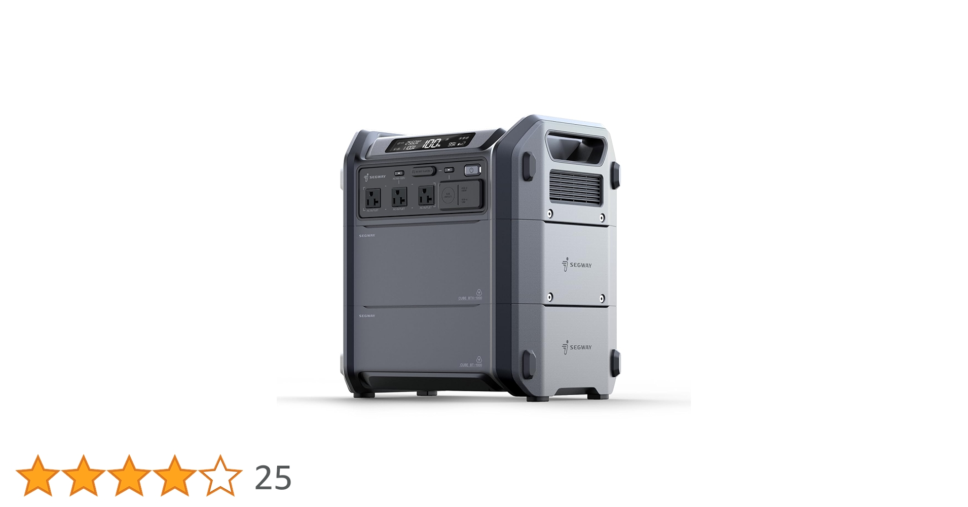 Amazon.co.jp: Segway ポータブル電源 Cube2000 2048Wh リン酸鉄