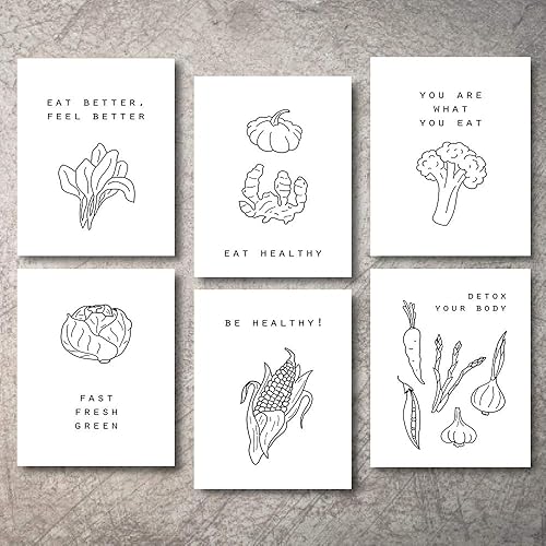 Miniatura 7 de Goods Funny Kitchen - Arte de pared  Decoración rústica o moderna para el hogar y la cocina, decoración de juego temático, impresión inspiradora,