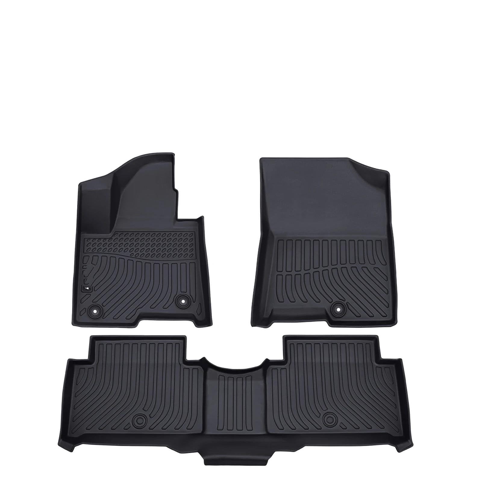 Tapis de sol de voiture de luxe ZAPORA doublure protectrice sur mesure Kia Sorento Hybrid