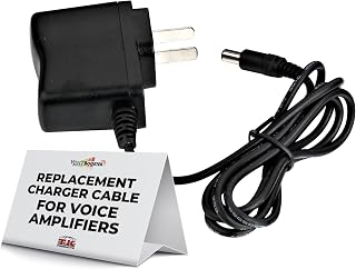 Replacement Charger Cable Pack by Voicebooster Speak Out - Compatible for VoiceBooster and Aker Voice Amplifiers – Portable Fast Charging Cable Adapter – Reliable Power Supply