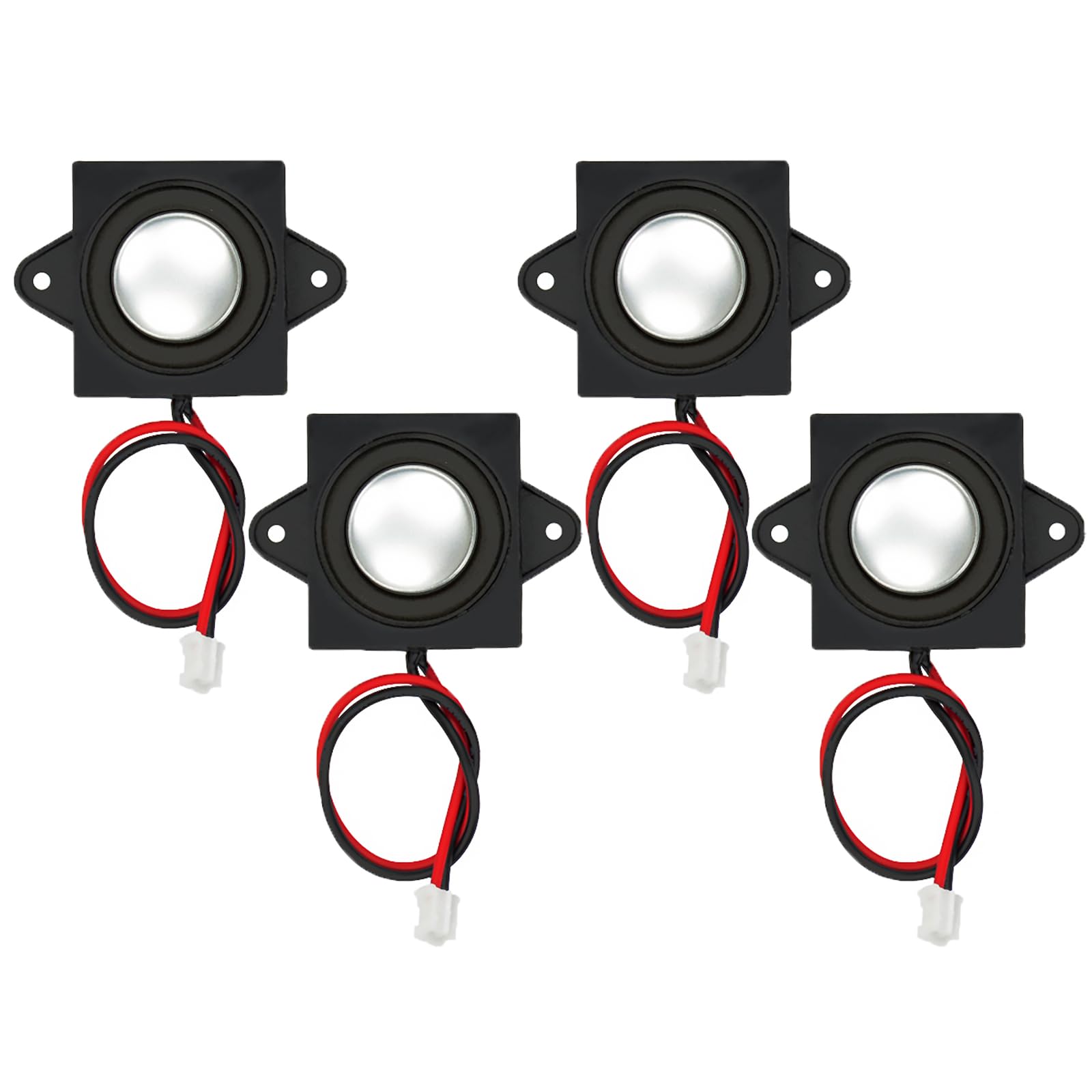 4PCS Single Cavity Mini Speaker 3W 8Ohm Full-Range Cavity Advertising Machine Speaker with JST-PH2.0mm 2 pin Interface