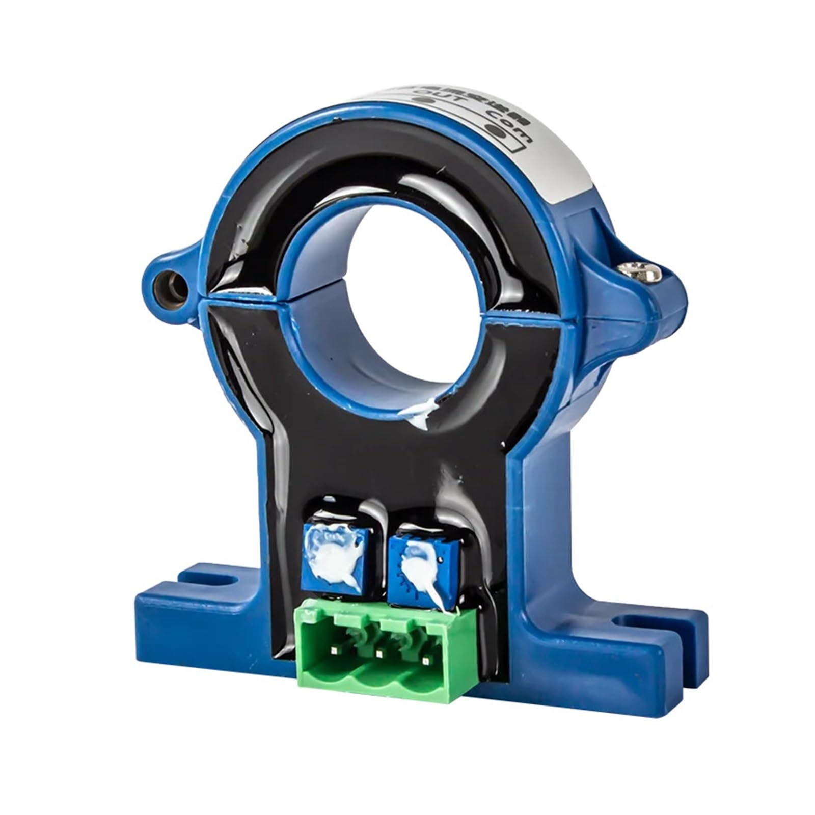 MXXDMOPD Aperture 25mm DC 0-10V 0-5V Output Hall Current Sensor 0-50A 100A 500A Detection Open Loop Perforated Transmitter DC24V(Dc 0-5v Output,DC0-200A)