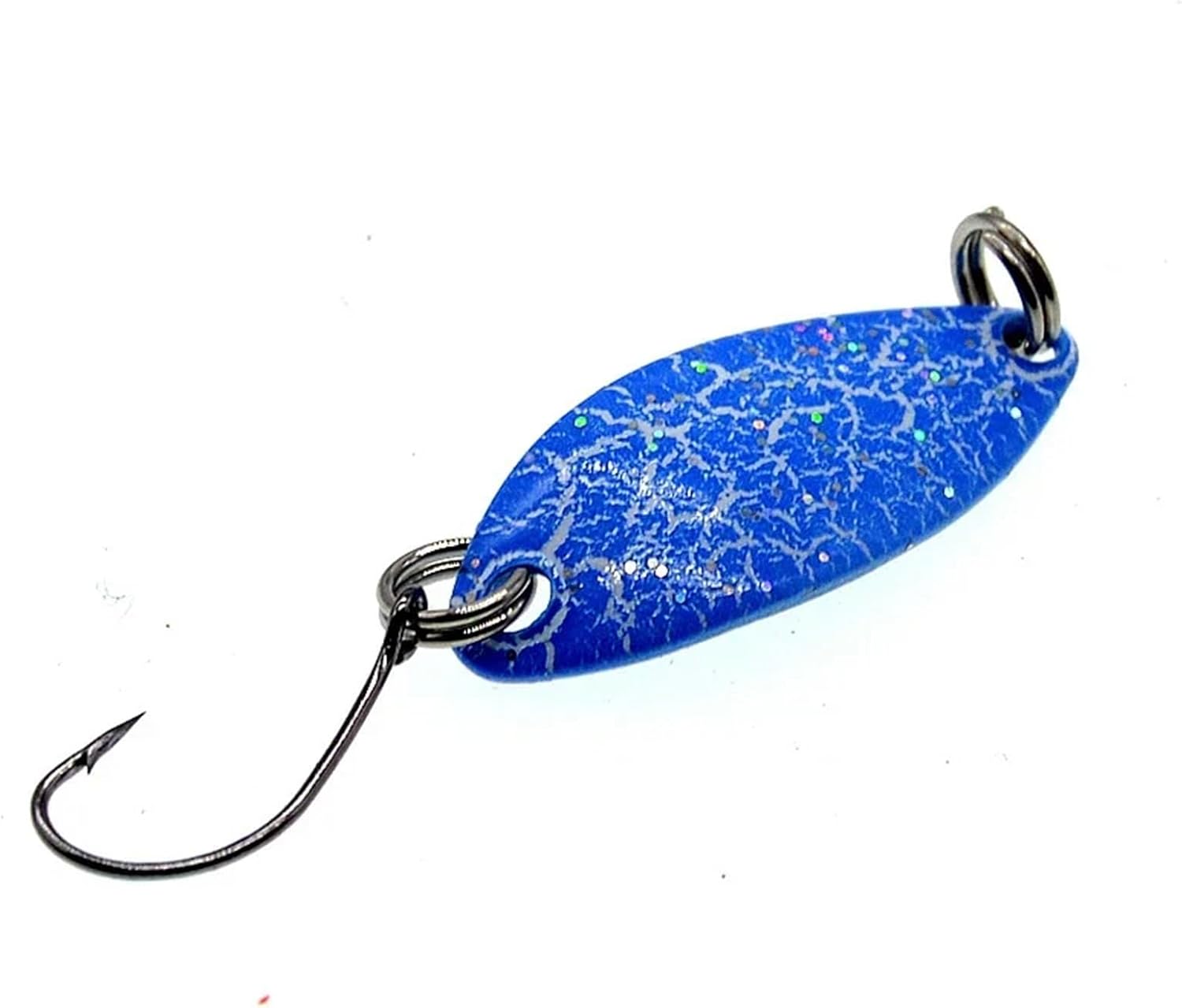 Spoon Trout Lure Fishing Lure Metal Single Hook Spinner Hard Bait Trout Area Bass Pike Winter Ice Luya Fishing