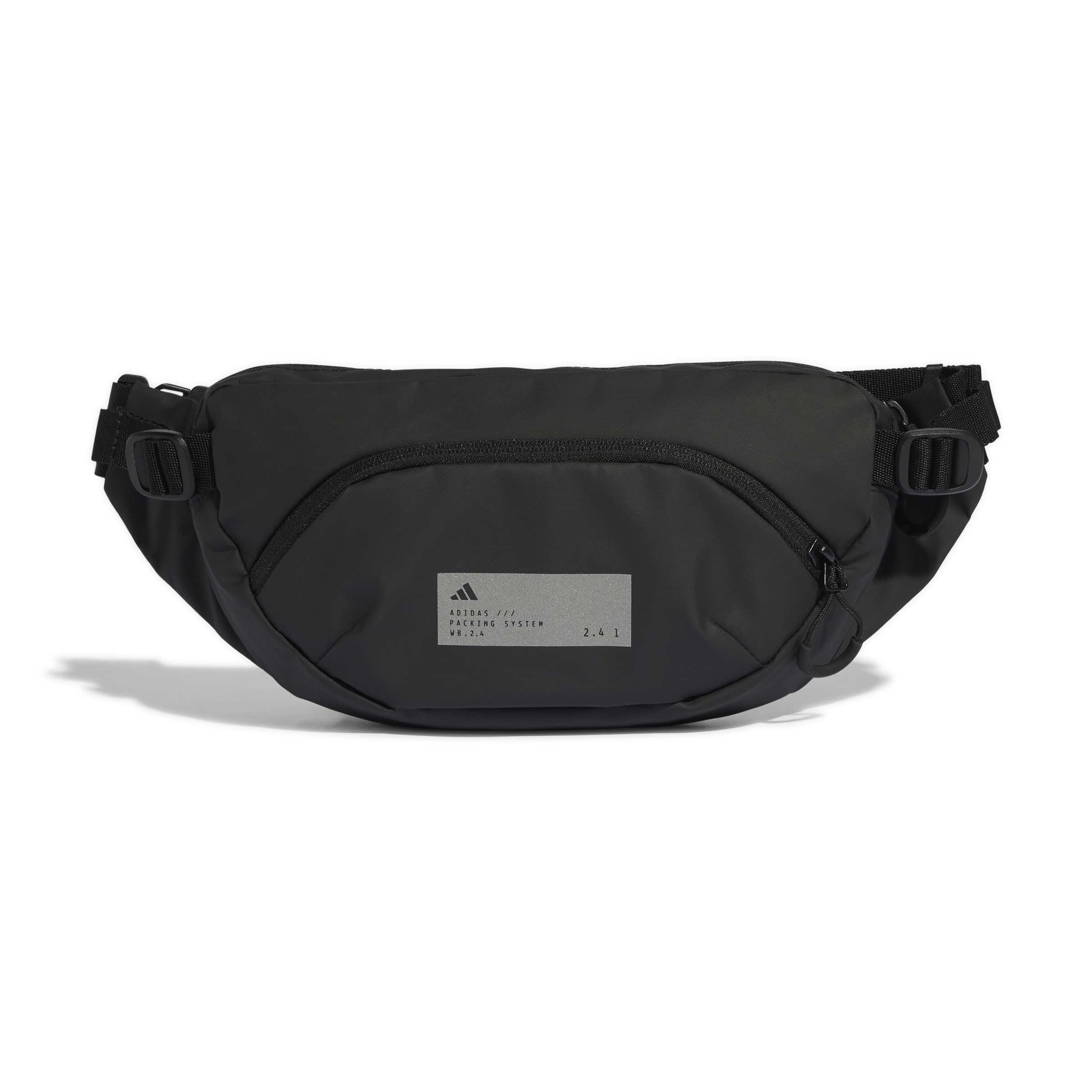 adidas Unisex ADIDAS Hybrid WAISTBAG, Black/Reflective Silver, One Size - 2