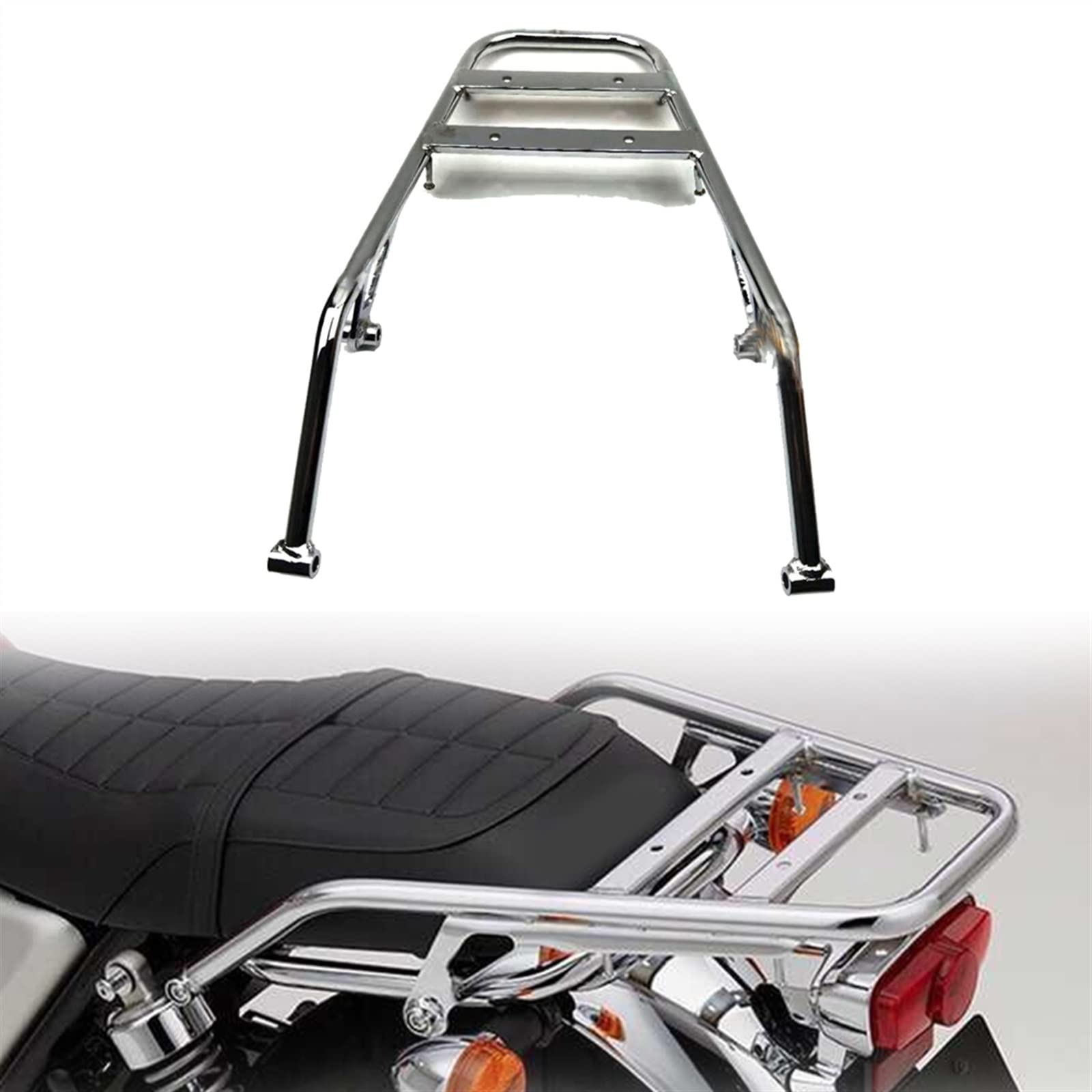 Amazon.co.jp: オートバイリアキャリア荷物ラックホンダ CB1100 